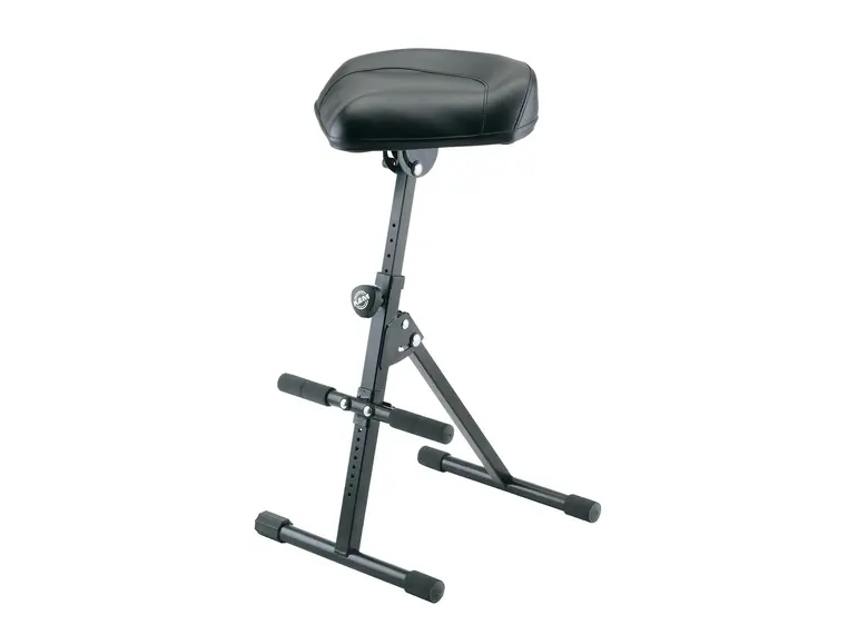 K&M 14047 Stol Black leather 